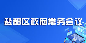 鹽都區(qū)政府常務會議